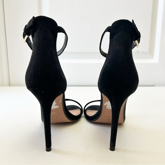 Topshop Black Ankle Strap High Heels Elegant Stilettos Sandals Size 7.5 UNWORN - Picture 7 of 15